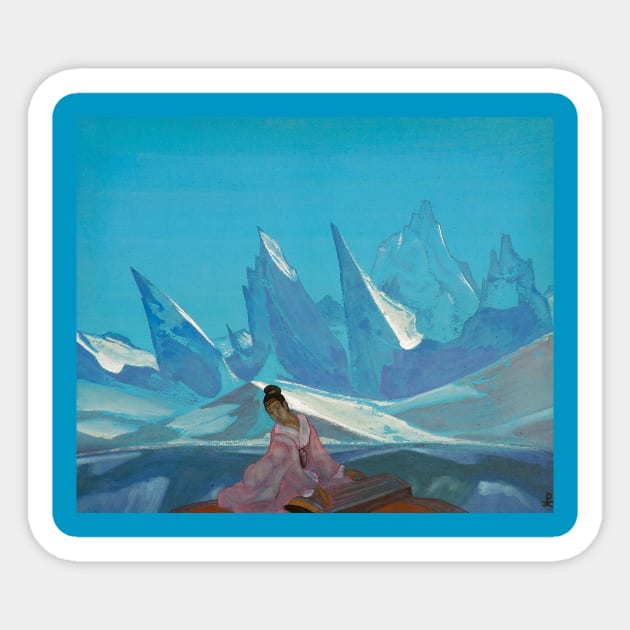 Kuan-Yin by Nicholas Roerich Sticker by Star Scrunch